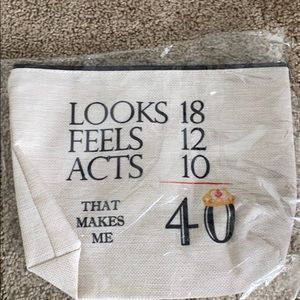 40th bday bag